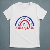 America Rainbow USA T-Shirt thumb 5