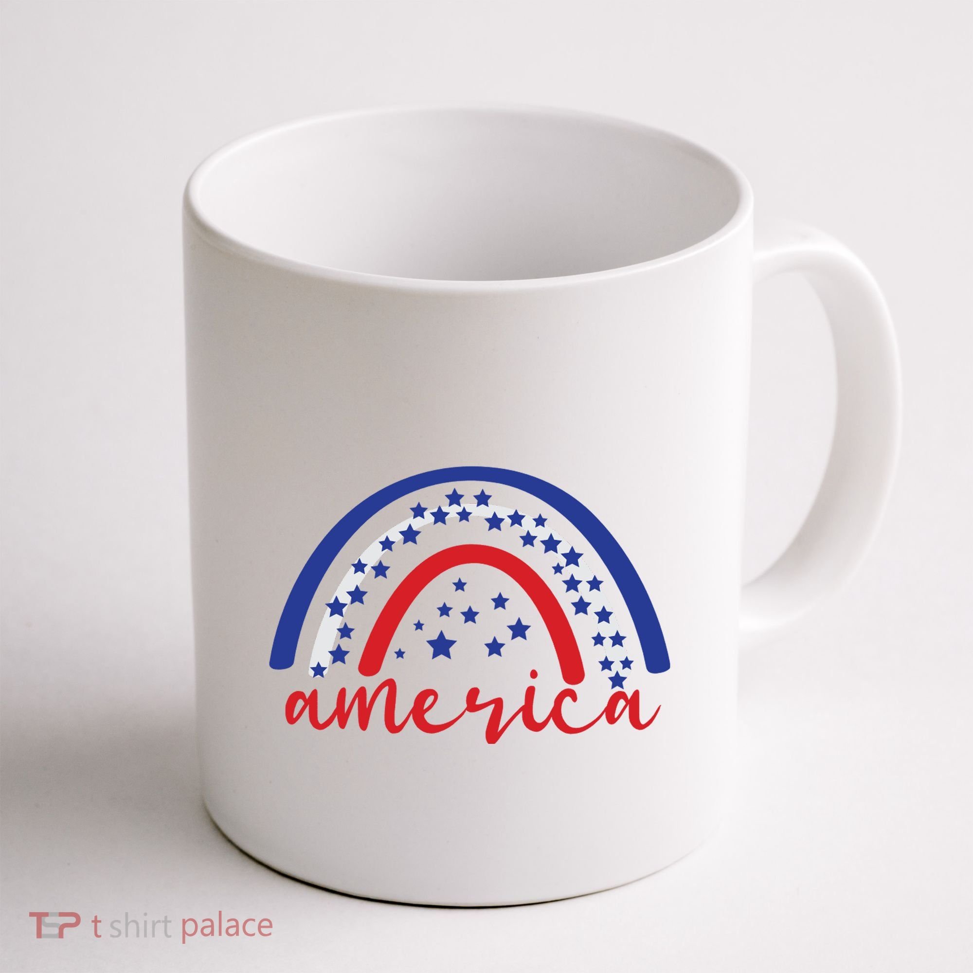 America Rainbow USA Coffee Mug