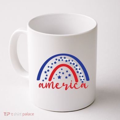 America Rainbow USA Coffee Mug
