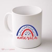 America Rainbow USA Coffee Mug thumb 0