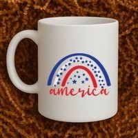 America Rainbow USA Coffee Mug thumb 2