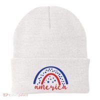 America Rainbow USA Beanie thumb 0