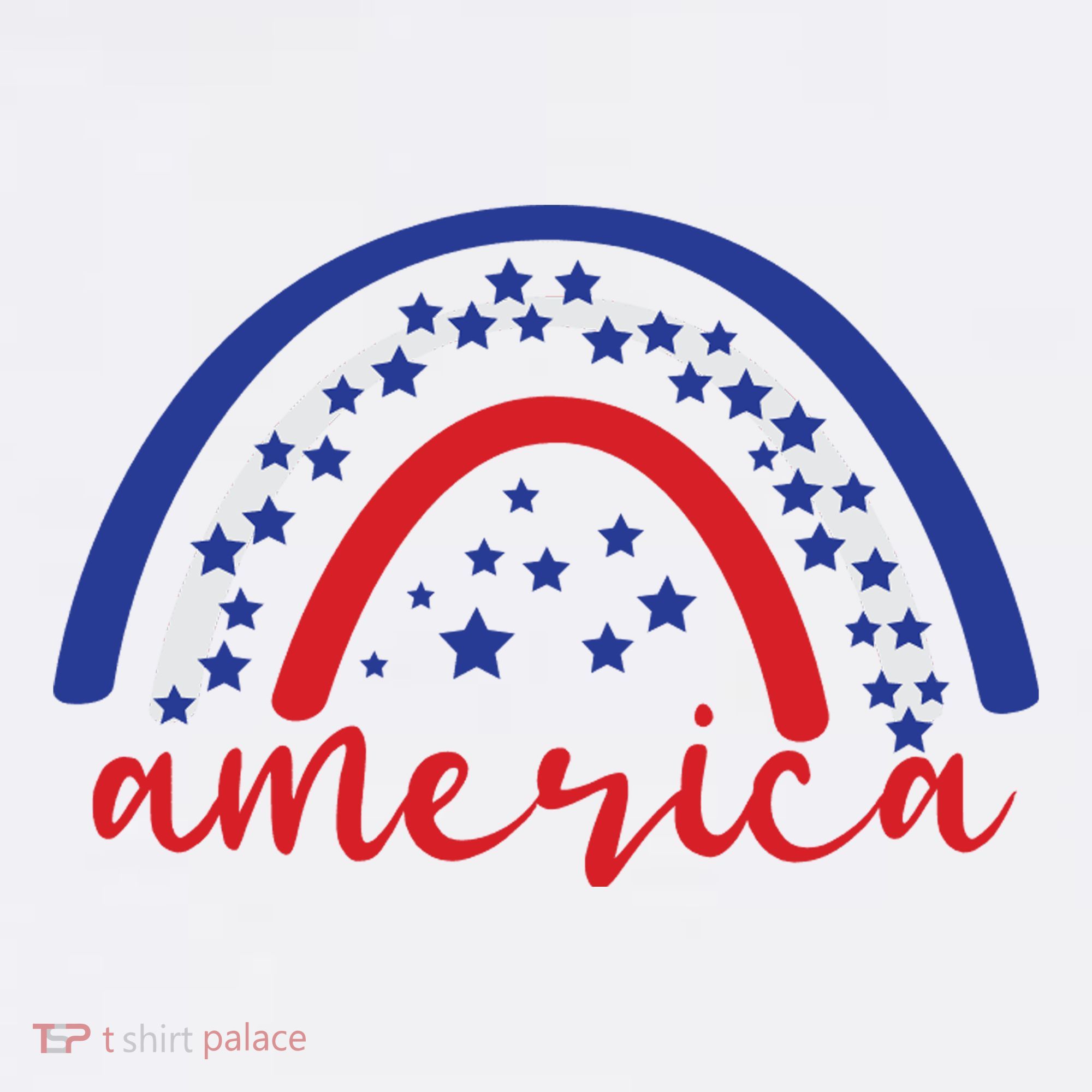 America Rainbow USA Beanie