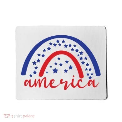 America Rainbow USA Mousepad