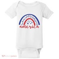 America Rainbow USA Baby Bodysuit thumb 0