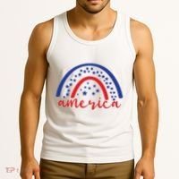 America Rainbow USA Tank Top thumb 3