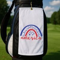 America Rainbow USA Golf Towel thumb 2
