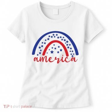 America Rainbow USA Women's T-Shirt