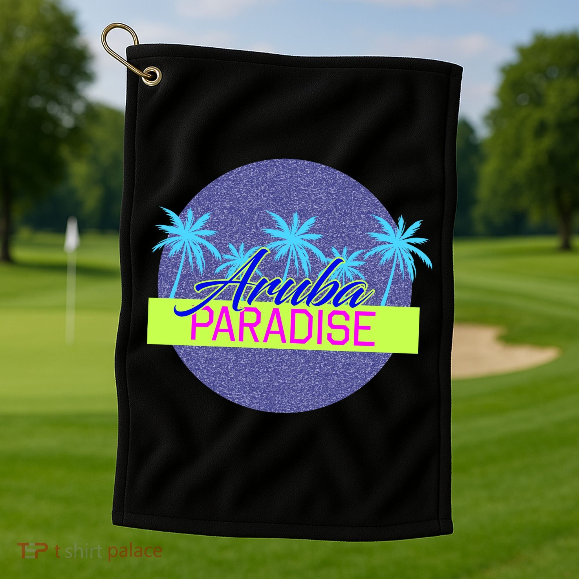 Aruba Paradise Golf Towel