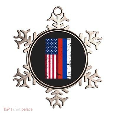 American Russia Vintage Flag Ornament