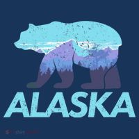 Alaska Retro Vintage Mountains & Outdoors Wilderness State T-Shirt thumb 7