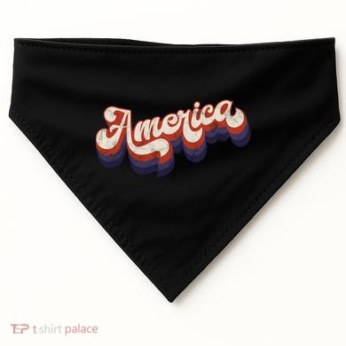 America Retro Vintage USA-Made Doggie Bandana