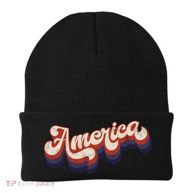 America Retro Vintage Beanie