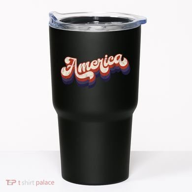 America Retro Vintage Tumbler
