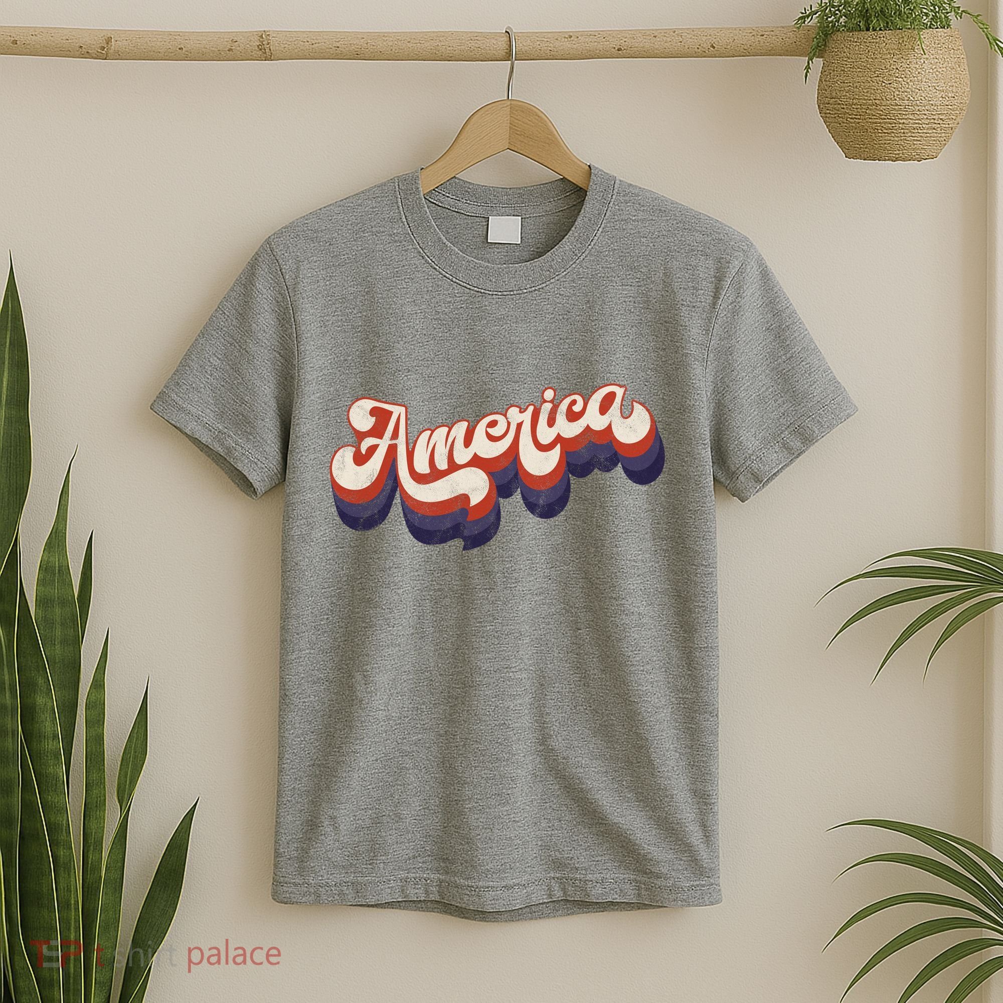 America Retro Vintage T-Shirt