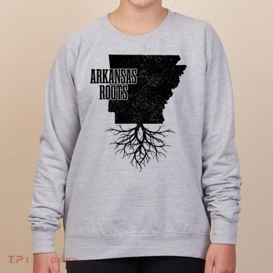 Arkansas Roots Vintage Pride State Map Gift Women's Sweatshirt