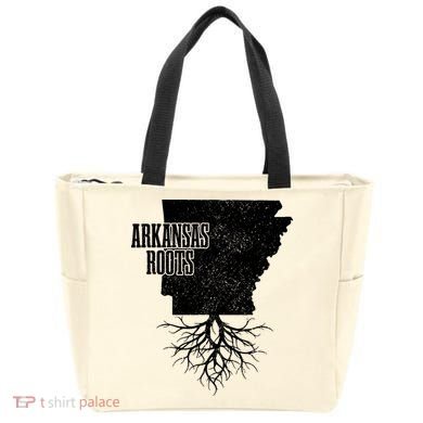 Arkansas Roots Vintage Pride State Map Gift Tote Bag