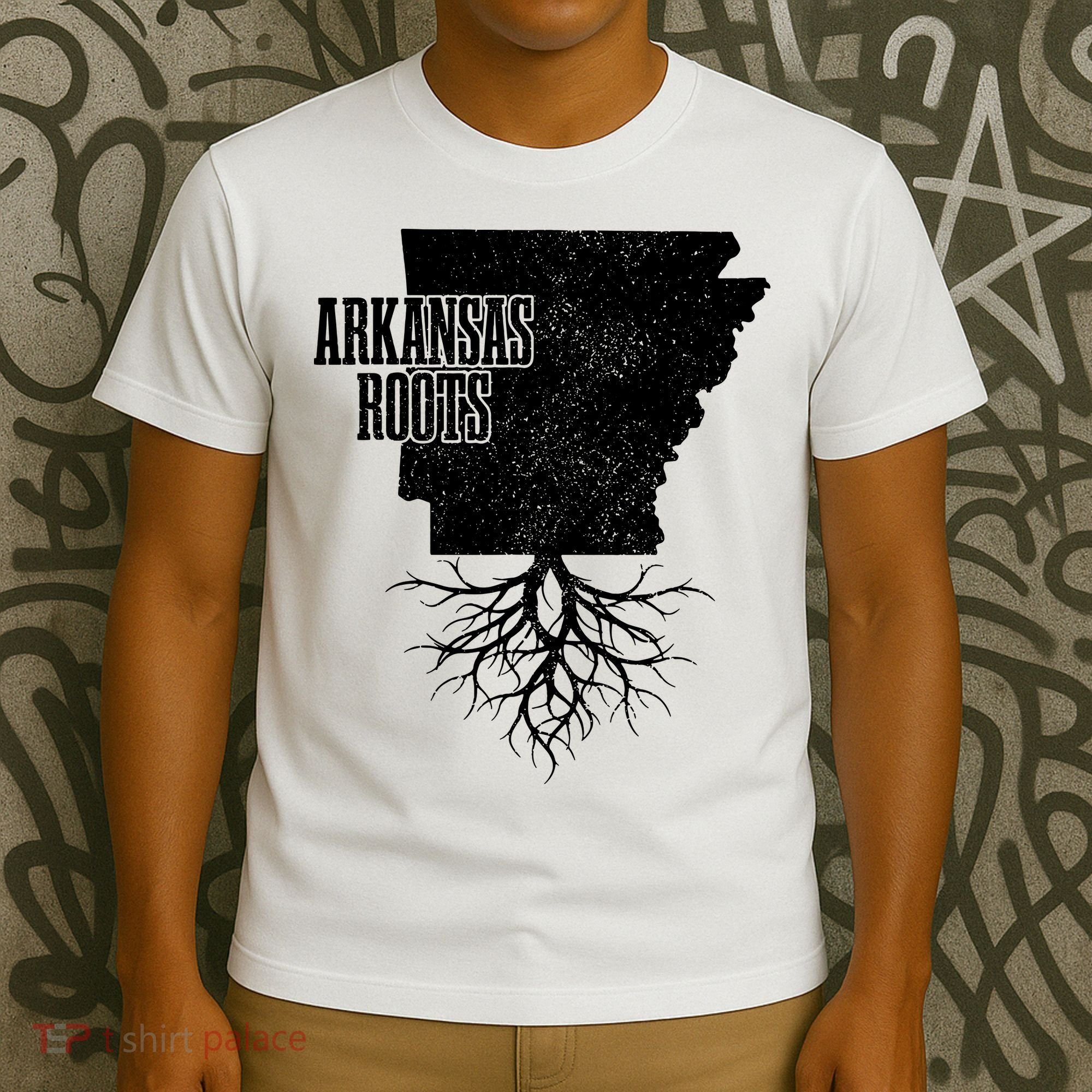 Arkansas Roots Vintage Pride State Map Gift T-Shirt