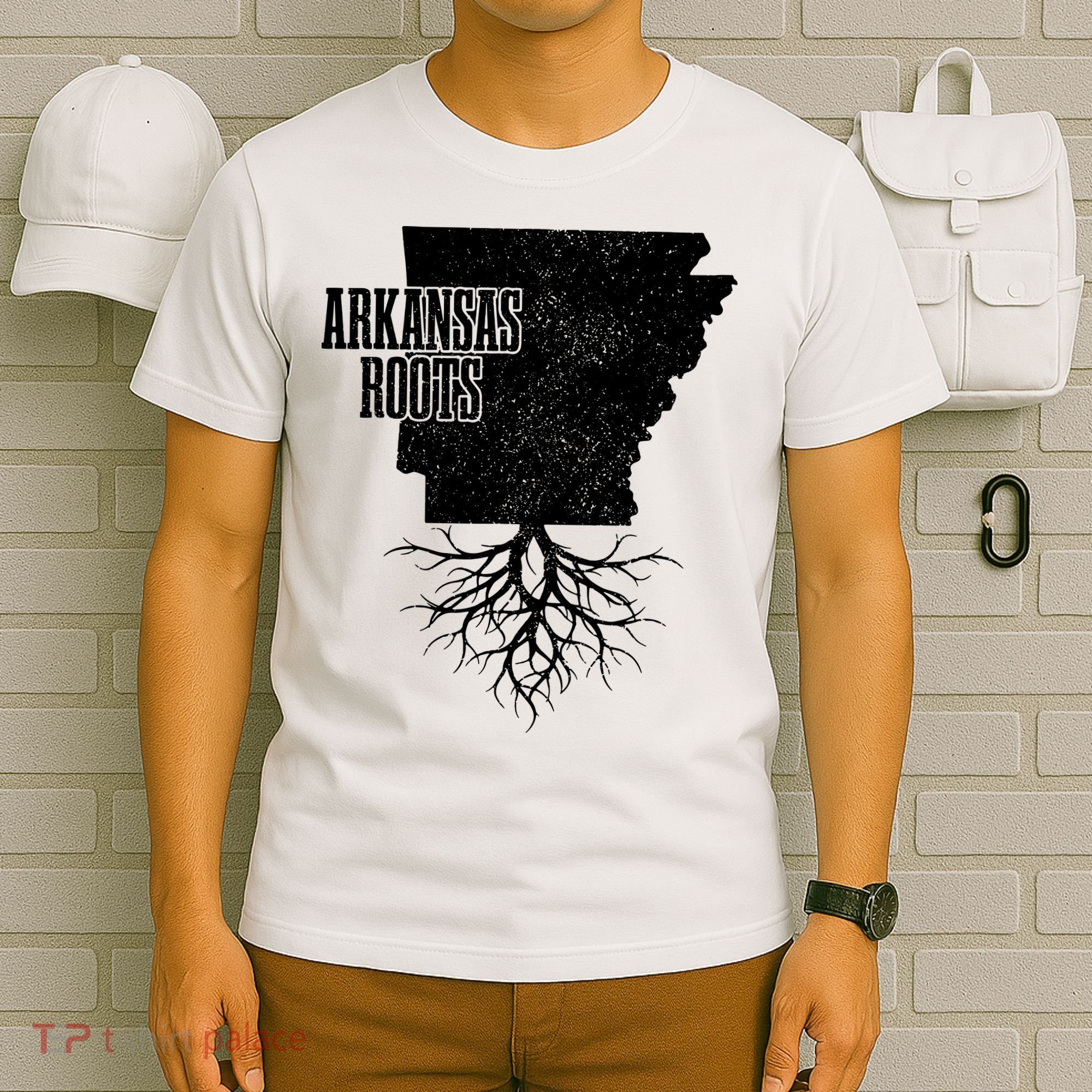 Arkansas Roots Vintage Pride State Map Gift T-Shirt