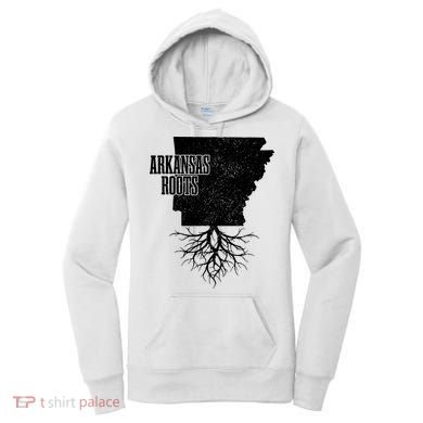 Arkansas Roots Vintage Pride State Map Gift Women's Hoodie