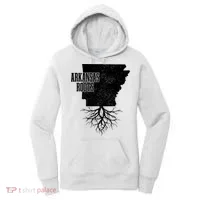 Arkansas Roots Vintage Pride State Map Gift Women's Hoodie thumb 0