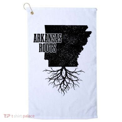 Arkansas Roots Vintage Pride State Map Gift Golf Towel