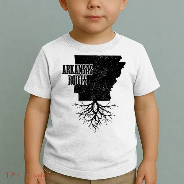 Arkansas Roots Vintage Pride State Map Gift Toddler T-Shirt