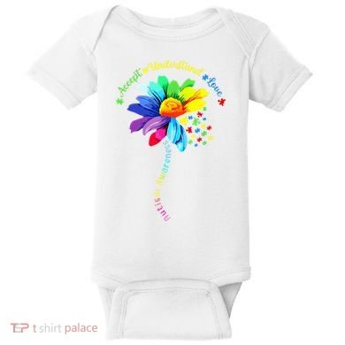 Autism Retro Vintage – Autism Awareness Baby Bodysuit