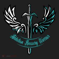 Addiction Recovery Warrior Celebrate Recovery Awareness Golf Towel thumb 3