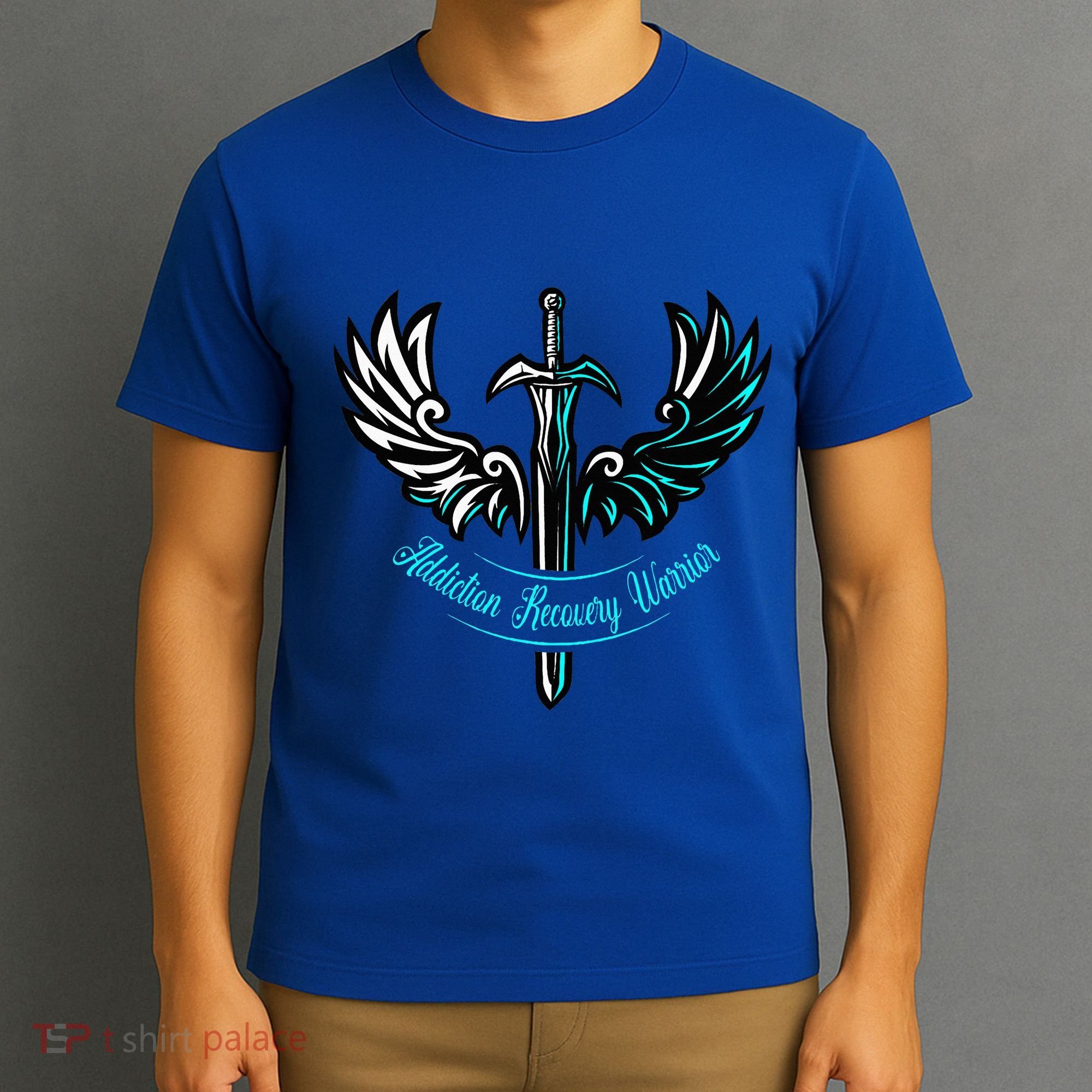Addiction Recovery Warrior Celebrate Recovery Awareness T-Shirt