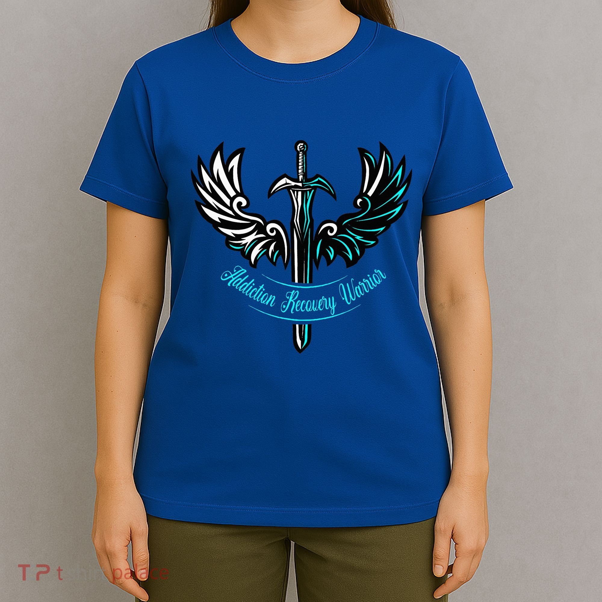Addiction Recovery Warrior Celebrate Recovery Awareness T-Shirt