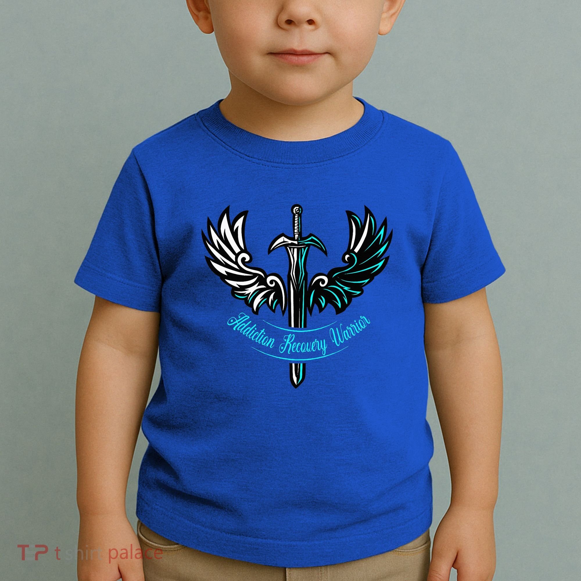 Addiction Recovery Warrior Celebrate Recovery Awareness Toddler T-Shirt