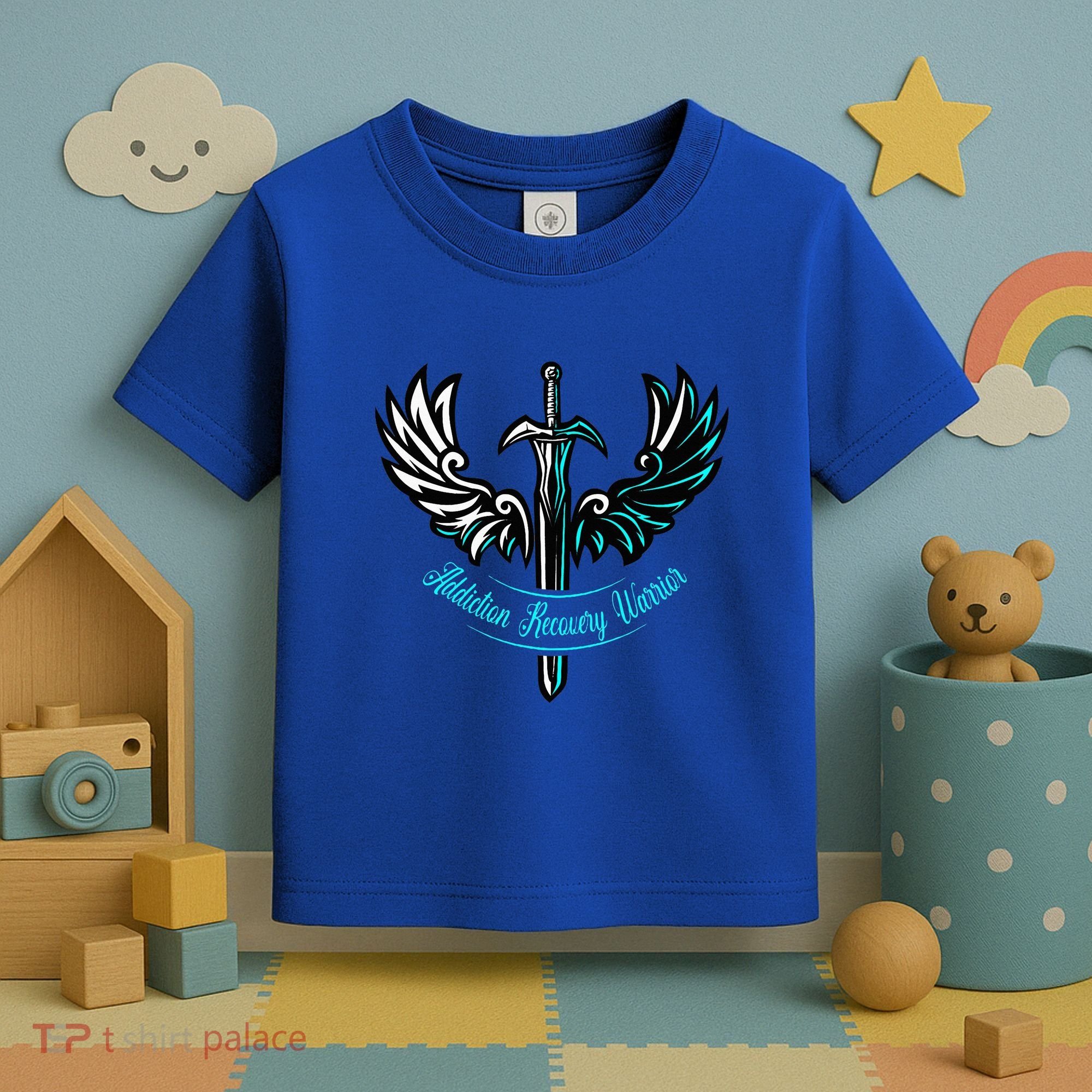 Addiction Recovery Warrior Celebrate Recovery Awareness Toddler T-Shirt