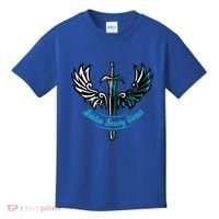 Addiction Recovery Warrior Celebrate Recovery Awareness Kids T-Shirt thumb 0
