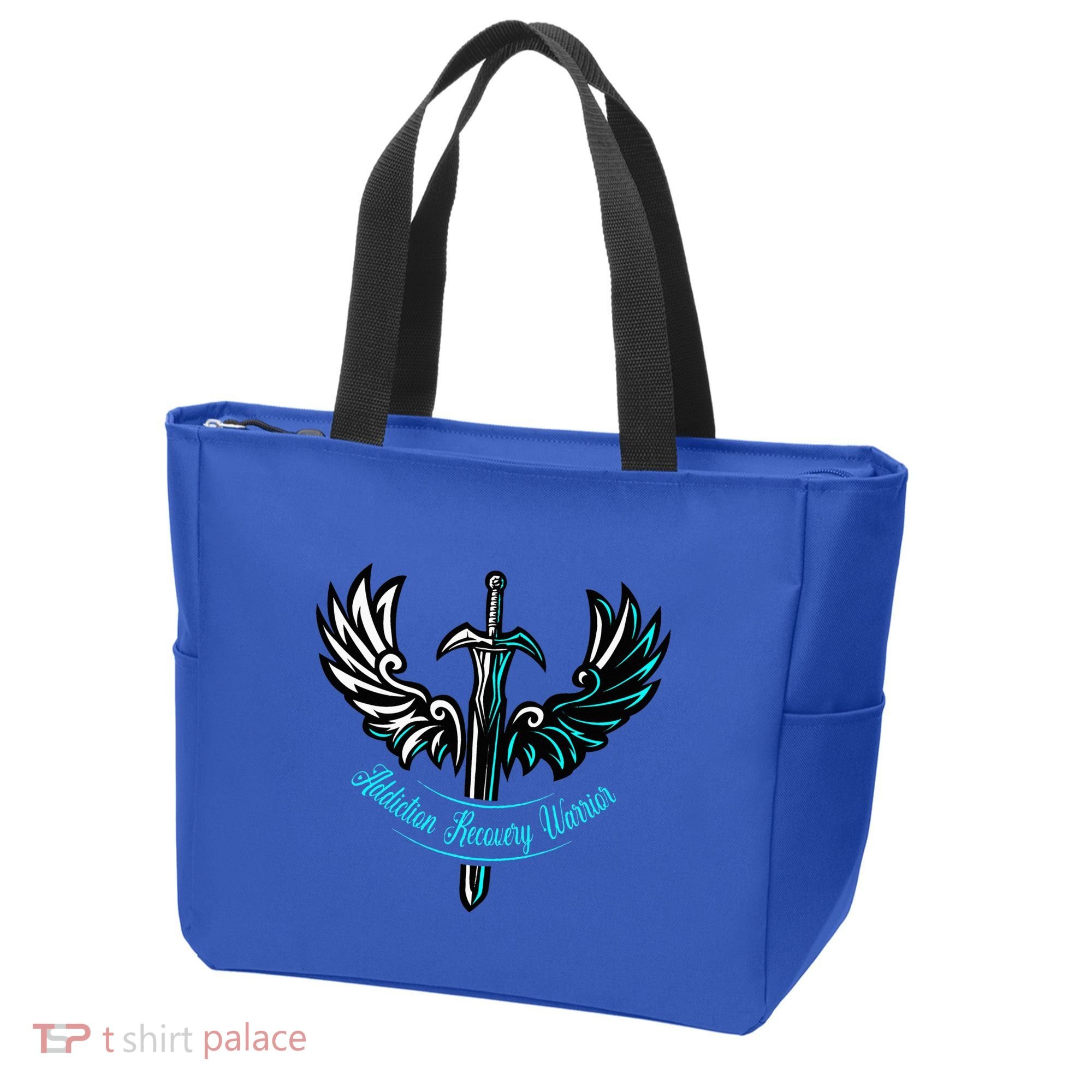 Addiction Recovery Warrior Celebrate Recovery Awareness Tote Bag