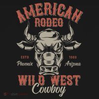 American Rodeo Wild West Cowboy Hoodie thumb 7