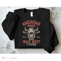 American Rodeo Wild West Cowboy Sweatshirt thumb 2