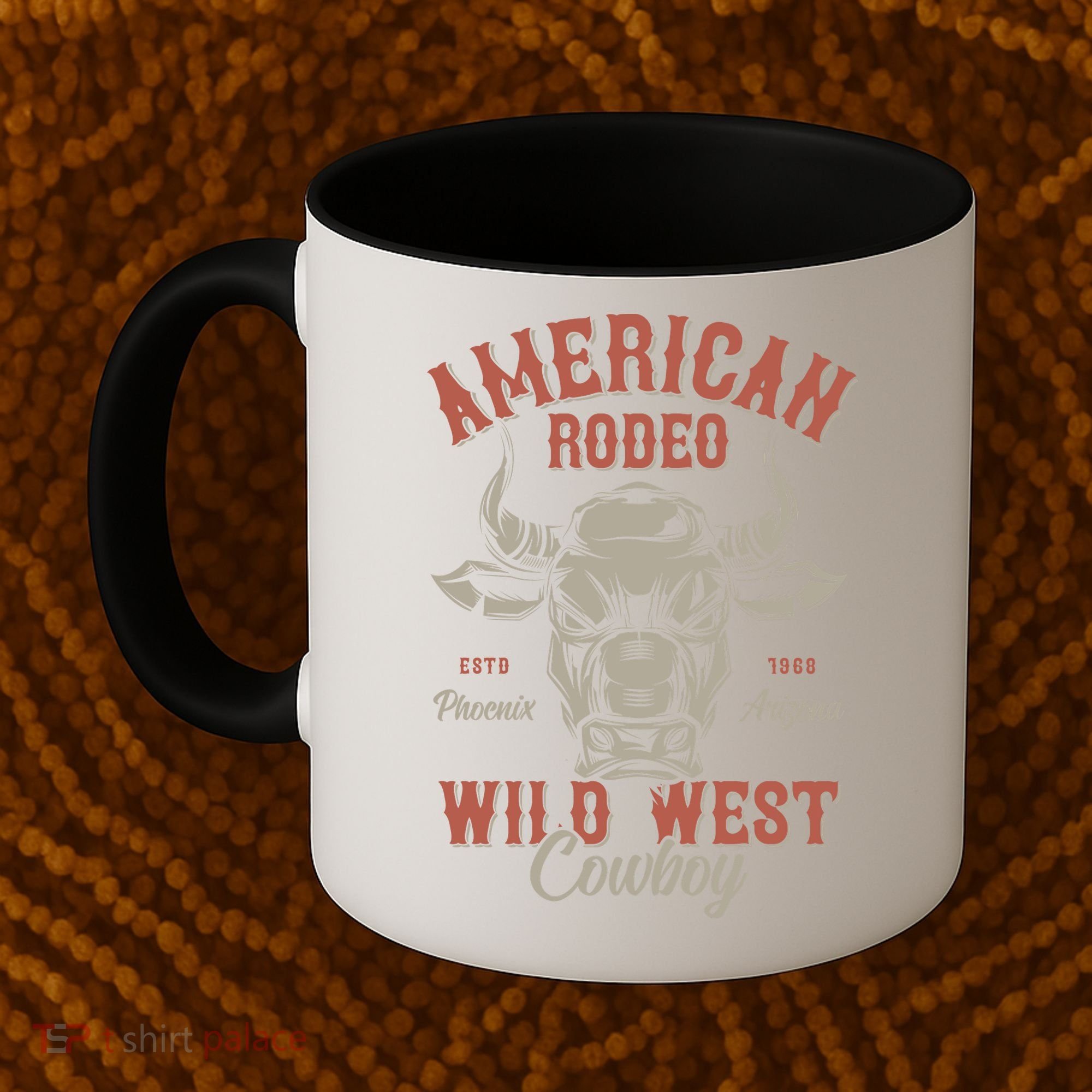 American Rodeo Wild West Cowboy Coffee Mug