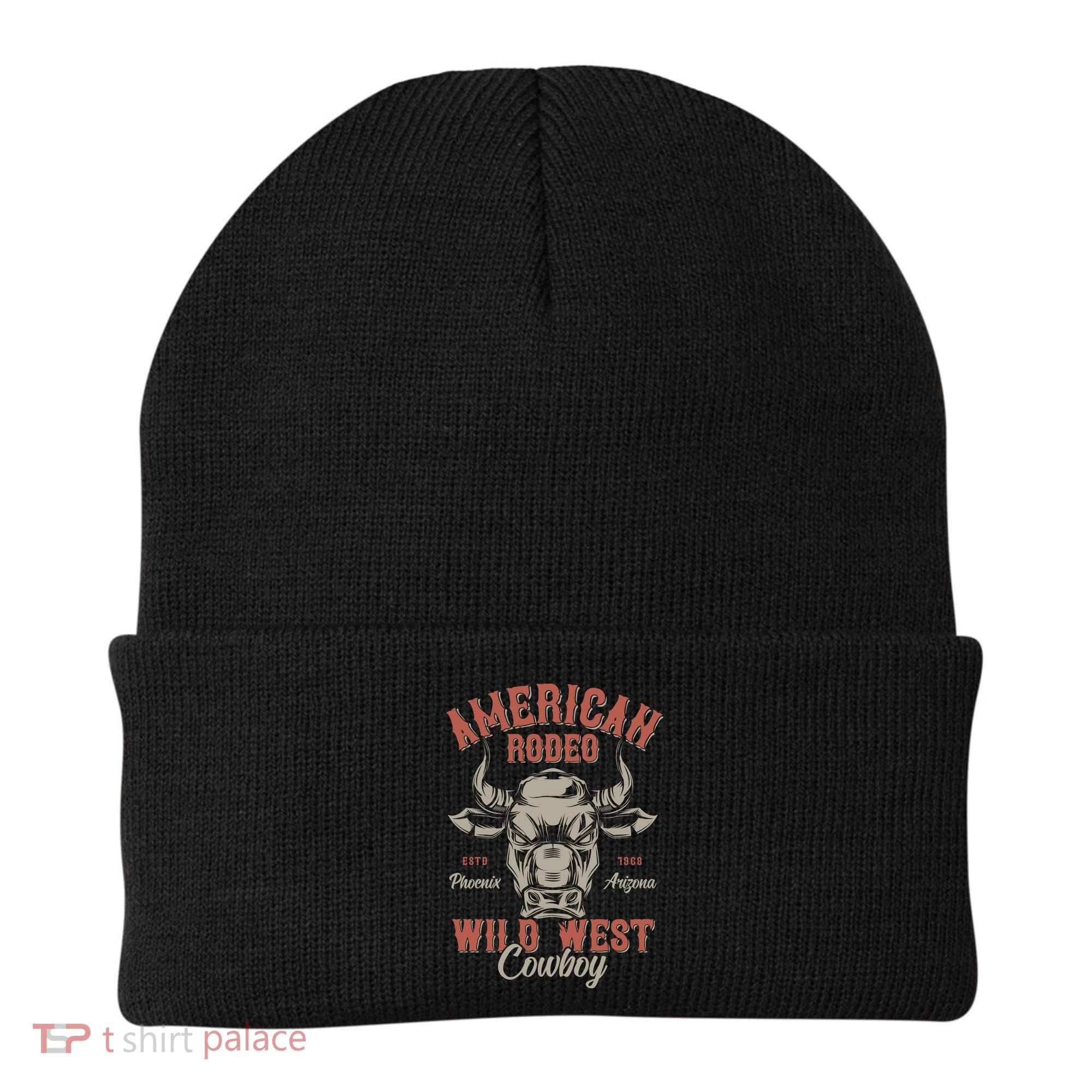 American Rodeo Wild West Cowboy Beanie