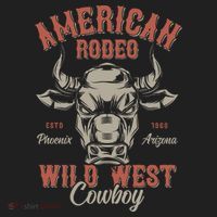 American Rodeo Wild West Cowboy Beanie thumb 2