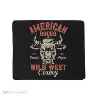 American Rodeo Wild West Cowboy Mousepad thumb 0
