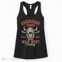 American Rodeo Wild West Cowboy Women's Tank Top thumb 0