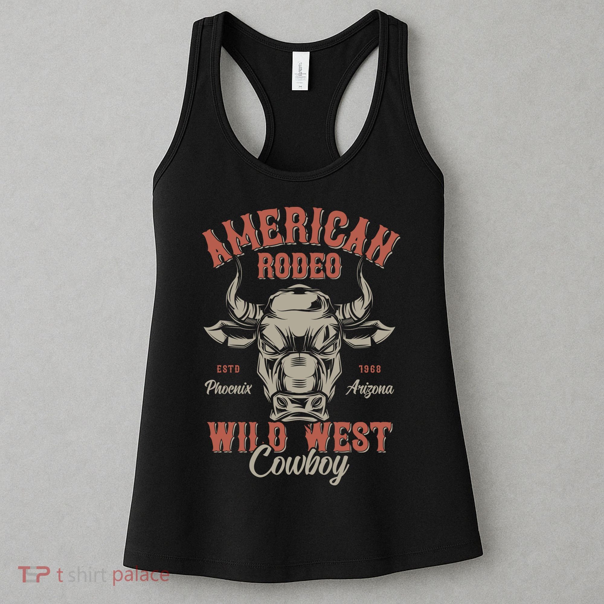 American Rodeo Wild West Cowboy Women's Tank Top