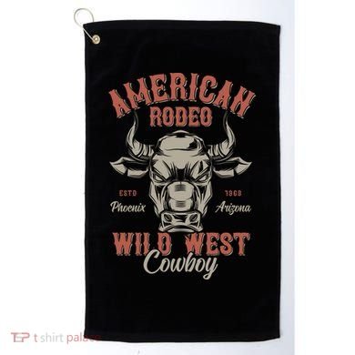 American Rodeo Wild West Cowboy Golf Towel