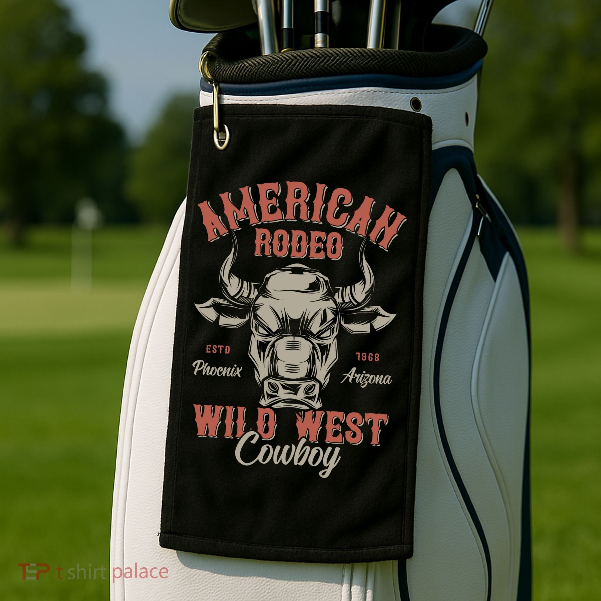 American Rodeo Wild West Cowboy Golf Towel