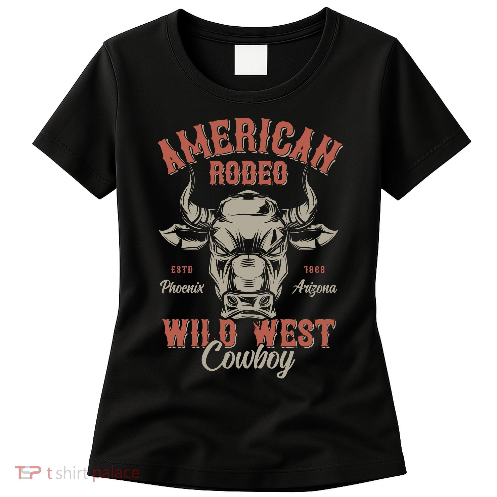 American Rodeo Wild West Cowboy Women's T-Shirt