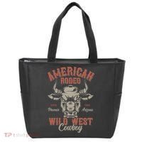 American Rodeo Wild West Cowboy Tote Bag thumb 0