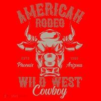 American Rodeo Wild West Cowboy Santa Hat thumb 1