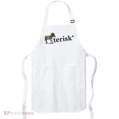 Asterisk Reader Writer Apron