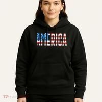 America Red White Blue Stars And Stripes Hoodie thumb 5